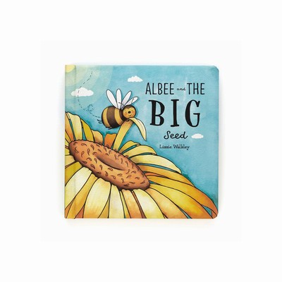 Jellycat Albee And The Big Seed and Bashful Bee Medium New Zealand | GUIDB9825